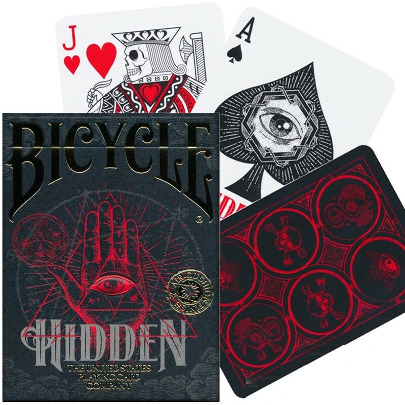 Bicycle Hidden Playing Cards Deck Secret Society Symbols Poker Size USPCC Magic Card Games Magic Tricks