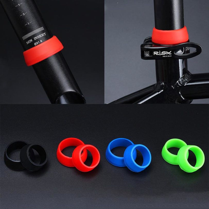 Bike Seat Post Ring Dust Cover Silicone Waterproof Bicycle Seatpost Case Protective Bike Accessories Bicicleta zadelpen