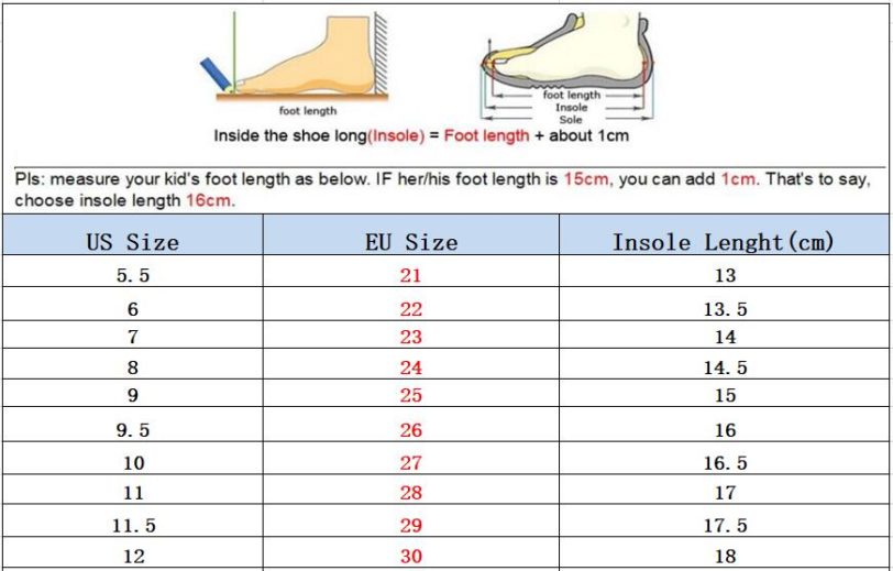 Boys Sneakers Kids Shoes Baby Casual Toddler Girls Running Children Sports Shoes Fashion Light Flat Soft 4