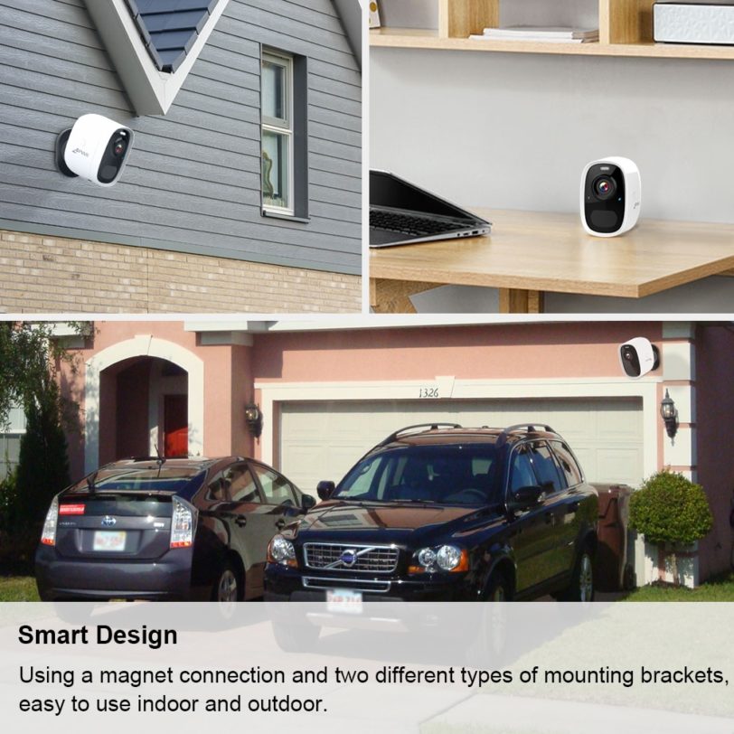 CPVAN Security IP Camera Outdoor 1080P Wireless Home CCTV Surveillance Camera Infrared Night Vision Two Way 4