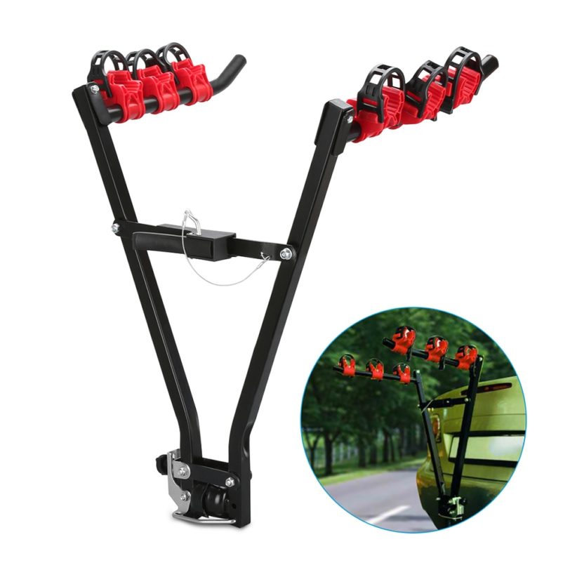 Car Bicycle Stands Loading 3-Bike Trunk Mount Rack Storage Carrier Car Racks