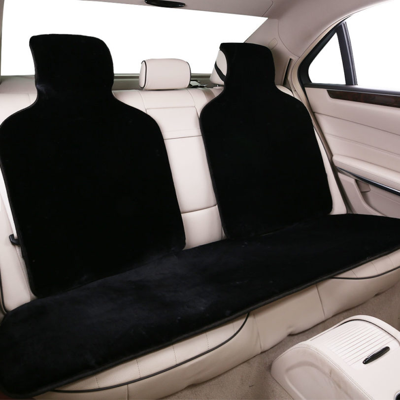 Car interior accessories Car seat covers faux fur cute cushion styling plush car pad seat cover FOR BACK COVERS 2016 NEW IH01 - Image 2