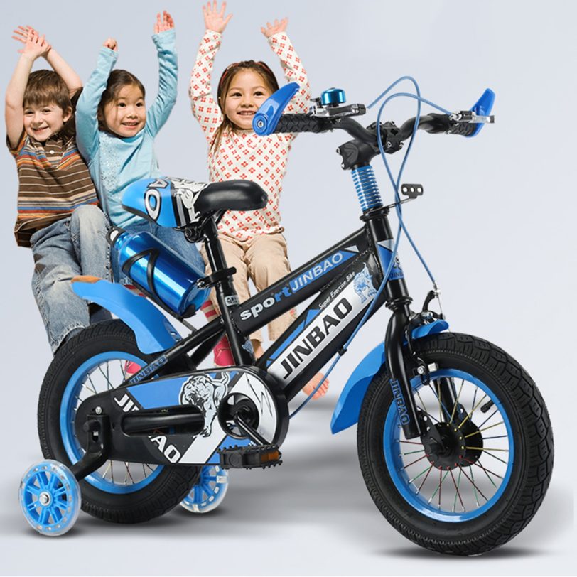 Children Bicycle Non-slip Grip Balance Bike For Boys Girls With Training Wheels - Image 2