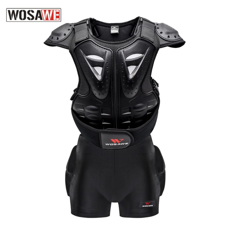 Children Body Armor Skateboarding Skiing Cycling Shorts Vest Bike Downhill Clothes Motorcycle Protection Clothes Kids Mtb Armor