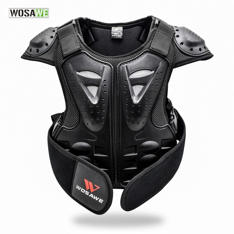 Children Body Protector Chest Guard Spine Protective Vest Cycling Jacket Kids Body Amour Gear Motocross Bike Downhill Protector