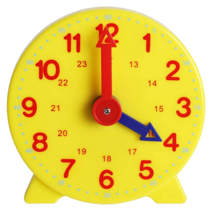 Children Educational Alarm Clock Adjustable Time Learning Clock Early Teaching Tool Number Alarm Clock Puzzle Early Education#20