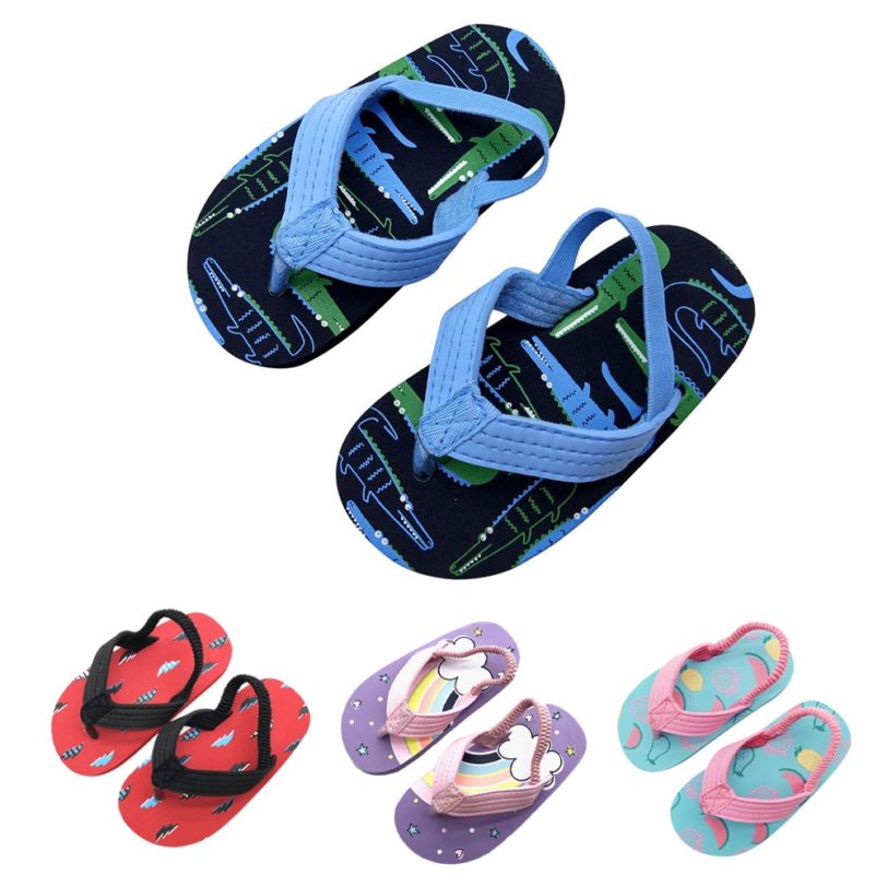 Children Slippers Boys Flip flops Summer Casual Sandals Fashion Waterproof Child Beach Shoes Baby Girls Home 1
