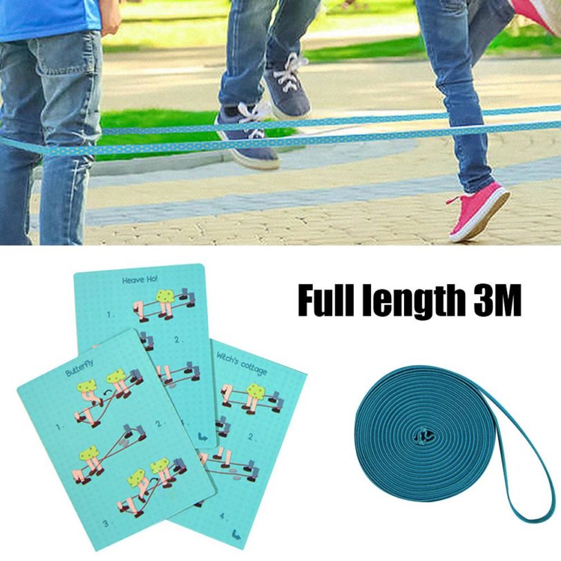 Children Stretching Elastic Rubber Band Jump Rope Kids Classic Outdoor Game Toy Summer Fun Sports Toys