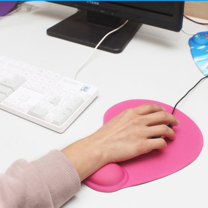 Comfort Mouse Pad with Wrist Rest Protect Thicken Desk Soft Geometric Mouse Pad for Computer Laptop Notebook Mice Mat Gaming Pad - Image 2