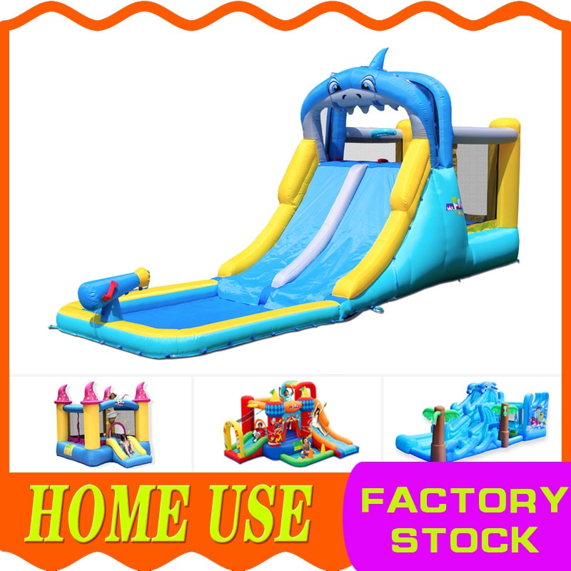Commercial outdoor inflatable bouncer bouncy castle jumping house combo with slide bounce house for Sale Overseas