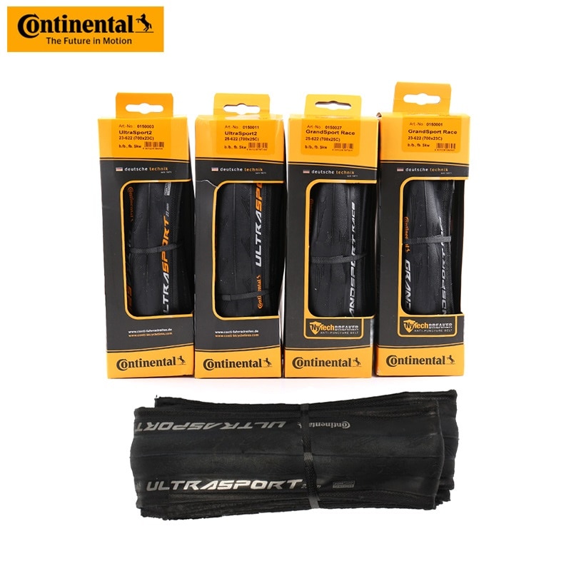 Continental Foldable Bicycle Tire Ultra Sport 2 Road Bike 700x23c 25c Tyre Pure Grip Road Cycling