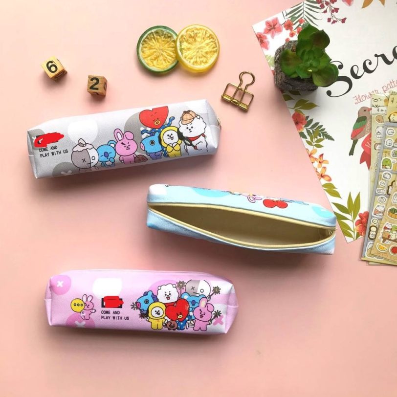 Cuite Cartoons Large Capacity Pencil Cases Bags Creative Korea Fabric Pen Box Pouch Case School Stationary Supplies kids gift - Image 3