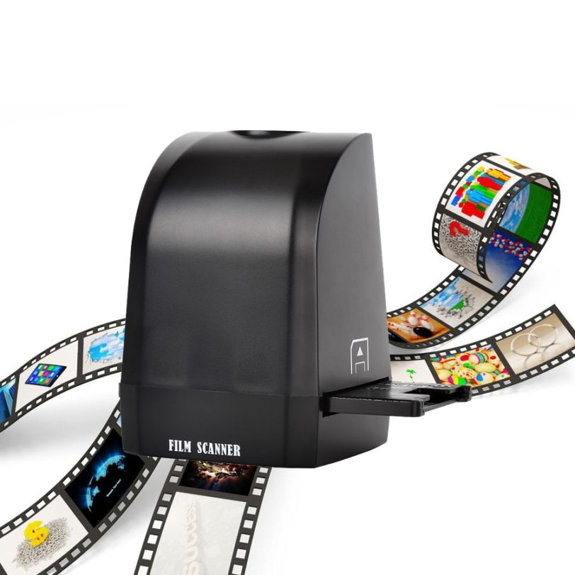 Digital Film Scanner with 8 megapixel CMOS Convert Negative Slide &Film to Digital Photo Support MAC/Windows XP/Vista/ 7/8/10