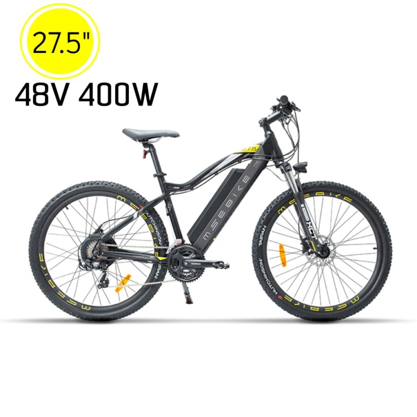 Electric Bicycle 27.5 Inch 400W Stealth Lithium Battery Variable Speed High Quality Urban Cycling Mountain Commuter Travel Ebike