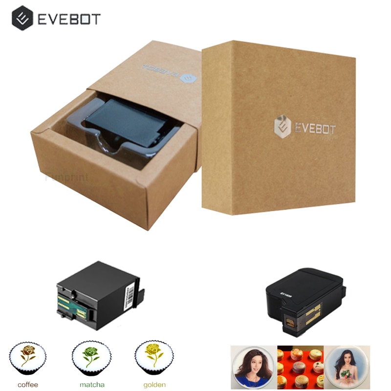 Evebot Ink Cartridge Coffee Printer Can Be Used In Coffee Latte Machine Single Color And Colorful