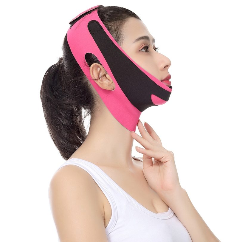 Face V Shaper Facial Slimming Bandage Lift Up Belt Shape Papada Lift Reduce Double Chin Face Thining Band Massage Beauty Health - Image 2