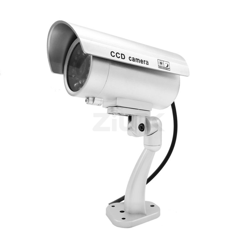 Fake Camera Dummy Waterproof Security CCTV Surveillance Camera With Flashing Red Led Light Outdoor Indoor - Image 5