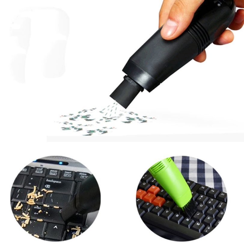 Fashion Colorful Mini Computer Vacuum USB Keyboard Cleaner PC Laptop Brush Dust Cleaning Kit Computer Cleaning Accessories - Image 4