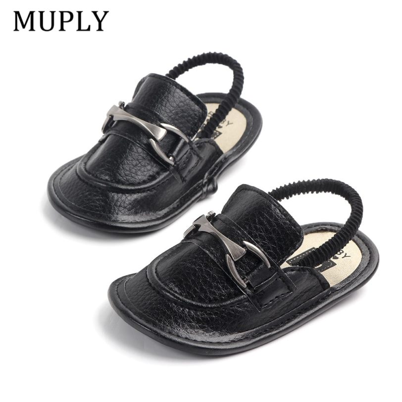 Fashion PU Leather Baby Shoes Summer Cute Infant Slippers Soft Bottom Baby Boys Girls Shoes Anti-Slip Indoor Shoes For Newborns - Image 3