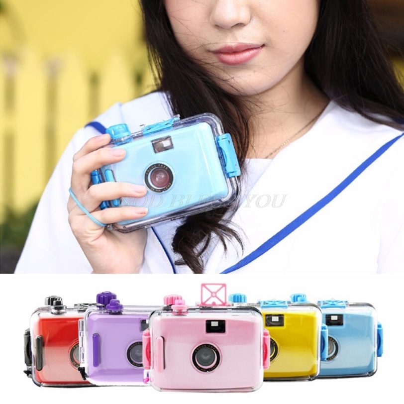 For Lomo Underwater Waterproof Camera Mini Cute 35mm Film With Housing Case Drop Shipping