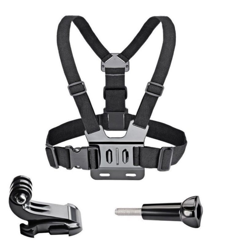 GoPro Accessories Adjustable Chest Mount Harness Chest Strap Belt for GoPro HD Hero 8 7 6 5 4 3 3 SJ4000 SJ5000 Sport Camera