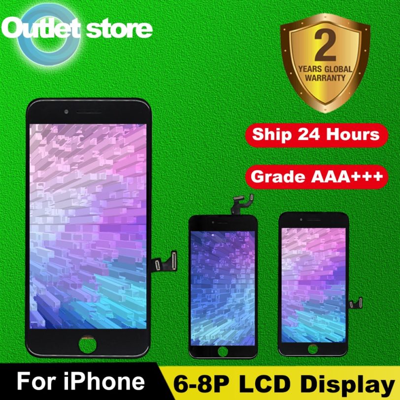 Grade AAA Screen For iPhone 6 6S 7 8 Plus LCD With Perfect 3D Touch Screen Digitizer Assembly For iPhone 5 5S SE Display