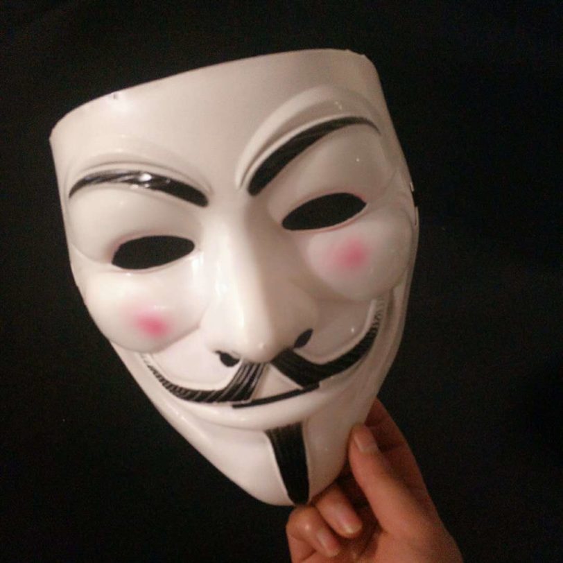 Halloween Cosplay Masks V for Vendetta Mask Guy Fawkes Anonymous Fancy Dress Cosplay Prop