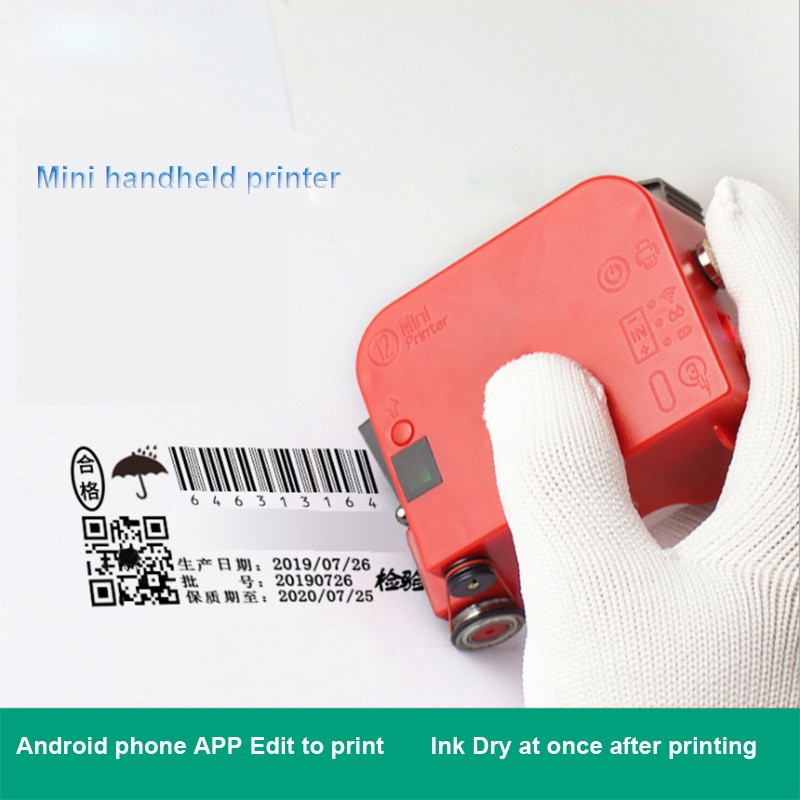 Handheld inkjet machines Stamp coding printer food printer mini inkjet printer