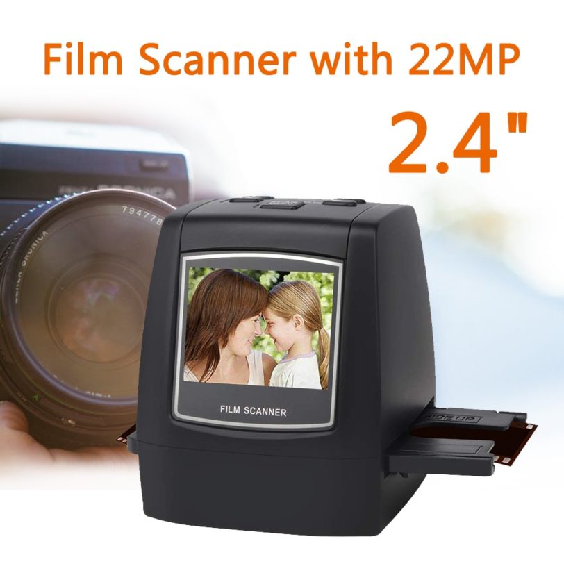 High Resolution 22 MP 126KPK/135/110/Super 8 Films Slide Film Photo Scanner Digital Film Converter 2.4"LCD Screen