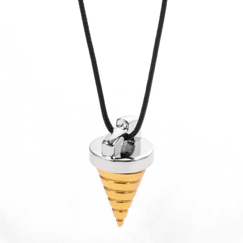 Hot Movie Cartoon Jewelry Gurren Lagann Necklace Tengen Toppa Core Drill Cone Shape Pendant Alloy Toy Gift for Kids