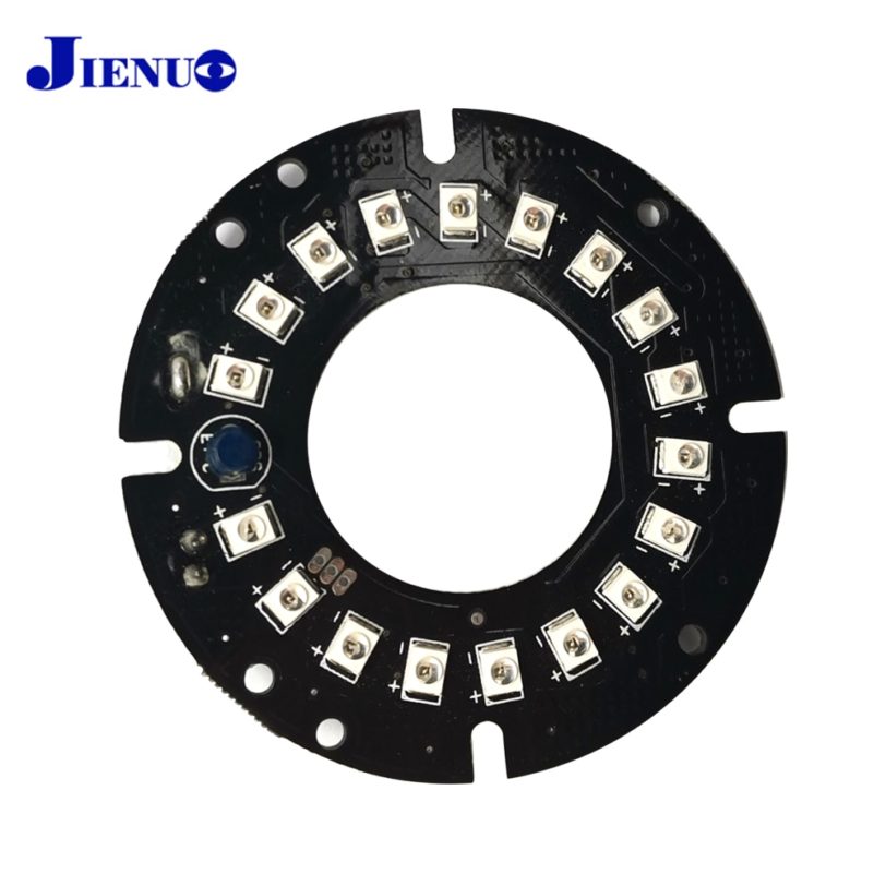 JIENUO Night Vision IR LED CCTV Accessories infrared light 18 IR LED board for Surveillance cameras night vision