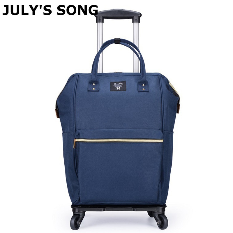 JULY S SONG Luggage Bag Travel Duffle Trolley bag Rolling Suitcase Trolley Women Men Travel Bags