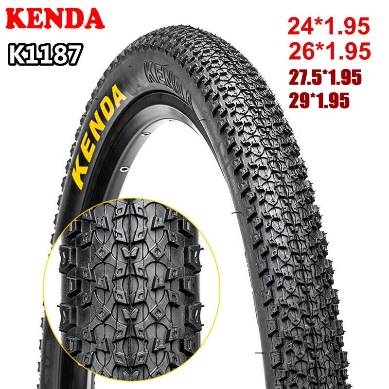 KENDA Mountain Bike Tire 26 24 27 5 1 95 mtb Tyre K1187 65PSI Tyres Non