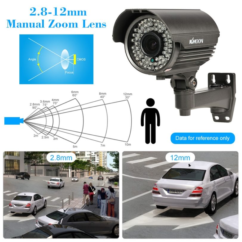 KKmoon 1080P AHD CCTV Camera Outdoor Analog Video Surveillance Camera for Sony CMOS Weatherproof PAL CCTV Outdoor Camera - Image 3