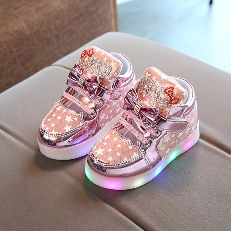 Koovan Children Sneakers 2020 New Fashion Boots Rhinestone For 1-6years Babys Children Boys Kids Girls Soft Bottom Causal Shoe - Image 2