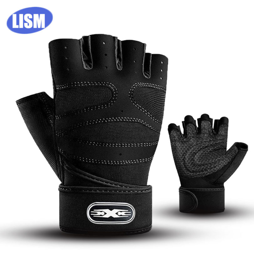 LISM Cycling Gloves MTB Road Gloves Mountain Bike Half Finger Gloves Men Summer Bicycle Gym Fitness Non-slip Sports Gloves