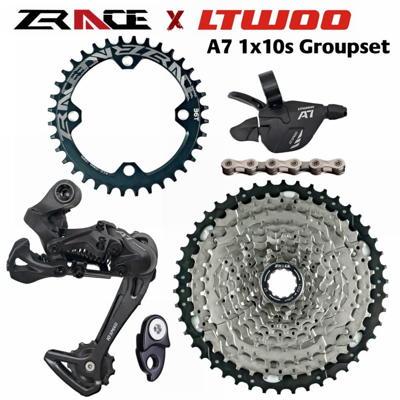 LTWOO A7 10 Speed Shifter Rear Derailleurs 42/46T ZRACE Cassette / BCD104 Chainrings SUMC Chain Groupset, PCR BEYOND M6000