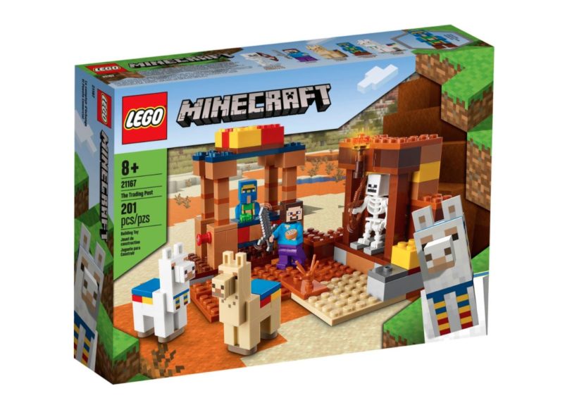 Lego 21167 Minecraft The Trading Post great toys birthday gift kids 201 pcs children bricks figures playset characters enjoy