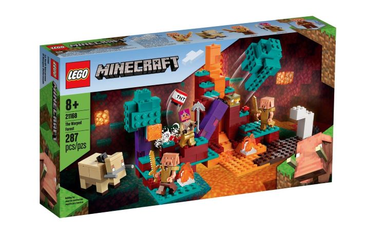 Lego 21168 Minecraft The Warped Forest great toys birthday or holiday gift for kids 490pcs children