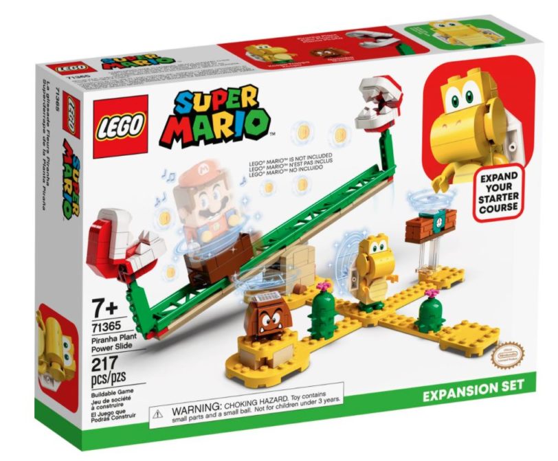 Lego 71365 Super Mario Piranha Plant Power Slide Expansion Set great birthday gift 217pcs kids toys mario fans playsets creative