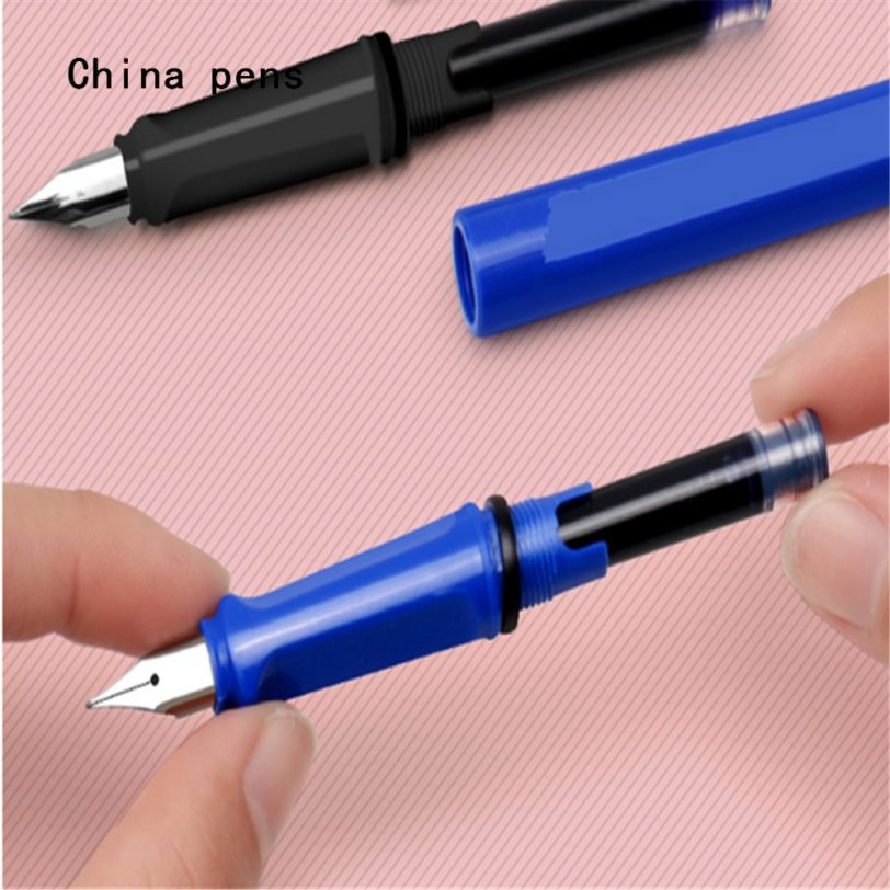 Luxury quality 5pcs colors ink refill cartridge fountain Pens Student school office supplies Multifunction pens - Image 6