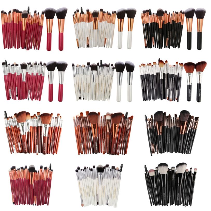 MAANGE 20/22Pcs Beauty Makeup Brushes Set Cosmetic Foundation Powder Blush Eye Shadow Lip Blend Make Up Brush Tool Kit Maquiagem - Image 6