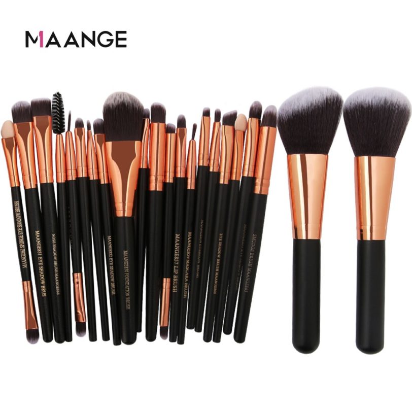 MAANGE 20/22Pcs Beauty Makeup Brushes Set Cosmetic Foundation Powder Blush Eye Shadow Lip Blend Make Up Brush Tool Kit Maquiagem - Image 2