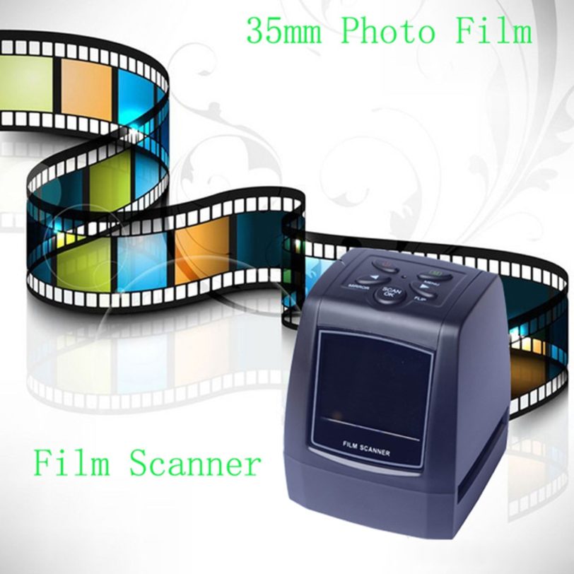 MINI 5MP 10MP 35mm Negative Film Scanner Negative Slide Photo film Converts USB Cable LCD Slide 2.4" TFT for Picture