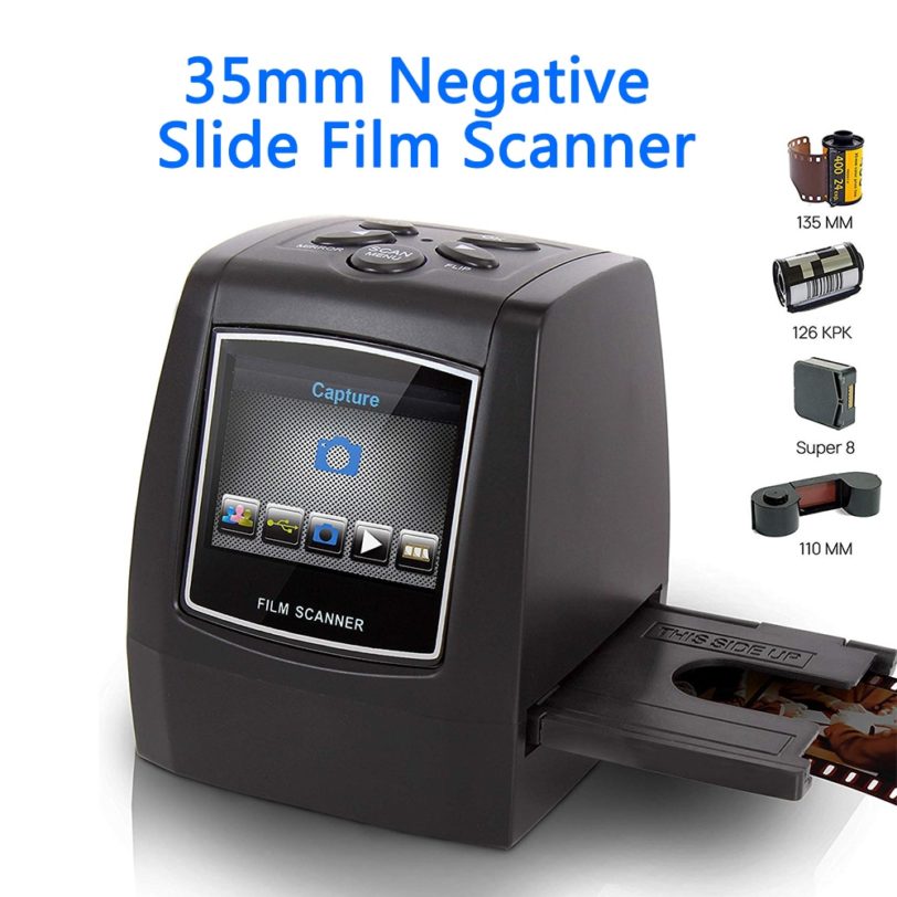 MINI 5MP 35mm Negative Film Scanner Negative Slide Photo film Converts USB Cable LCD Slide 2.4" TFT for Picture