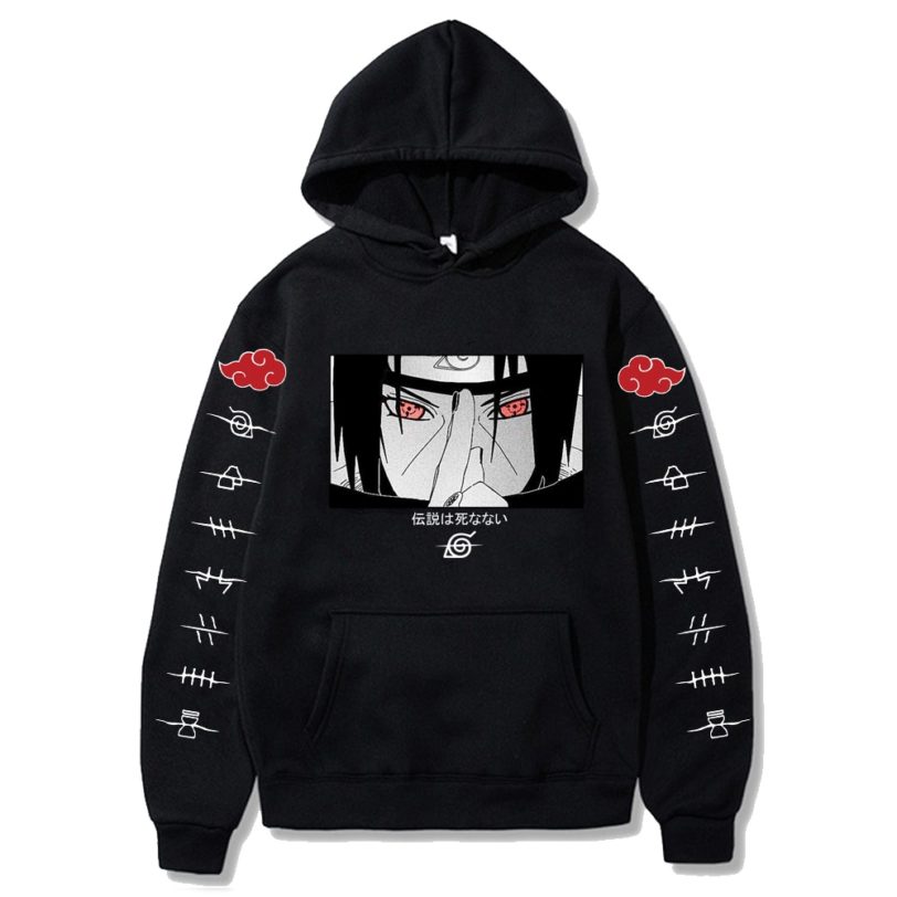 Manga Akatsuki Hoodies Sweatshirt Men/Women Streetwear Tracksuit Pullover Hoody Itachi Men Clothing Autumn Hip Hop Clothes - Image 3