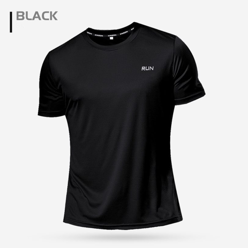 Men's Fitness Shirt Trainer Running T-shirt Multicolor Summer Short Sleeve Shirt High quality Gym Jerseys Breathable Sportswear