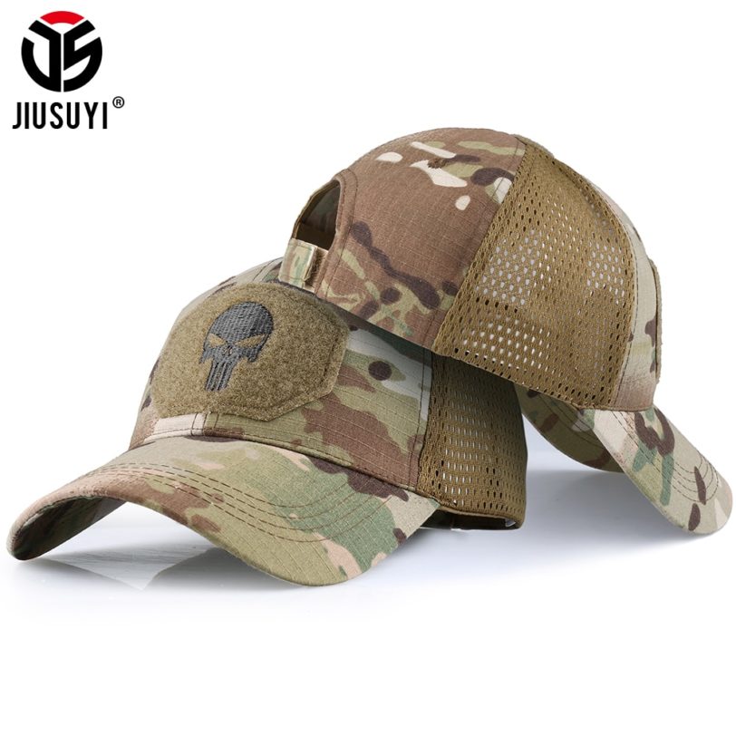 Military Baseball Caps Camouflage Tactical Army Combat Paintball Basketball Football Adjustable Classic Snapback Sun Hats Men