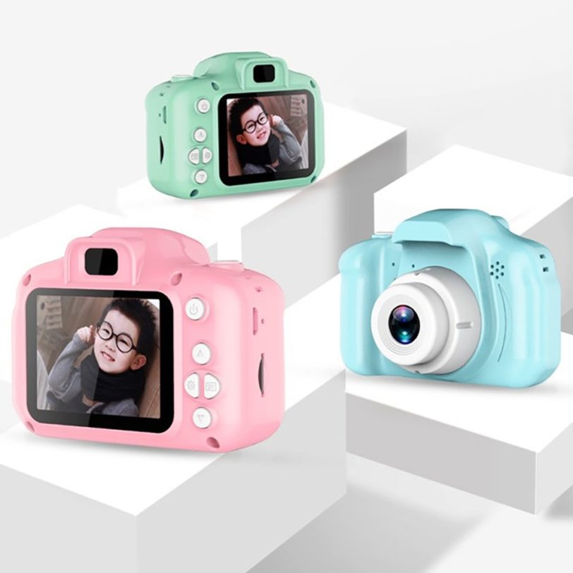 Mini Cartoon Kids Photo Camera 2 Inch HD Screen Children Digital Camera Video Recorder Camcorder Toys For Child Birthday Gift