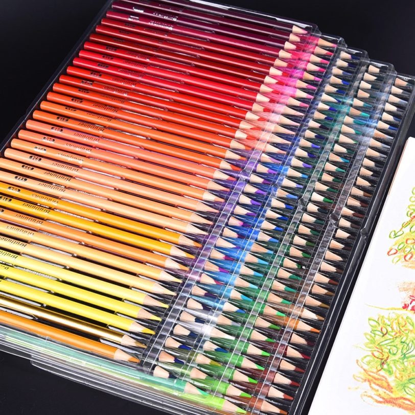 Multicolour 180 Colors Professional Watercolor Pencils Set Artist Painting Sketching Wood Soft Color Pencil School Art Supplies - Image 5